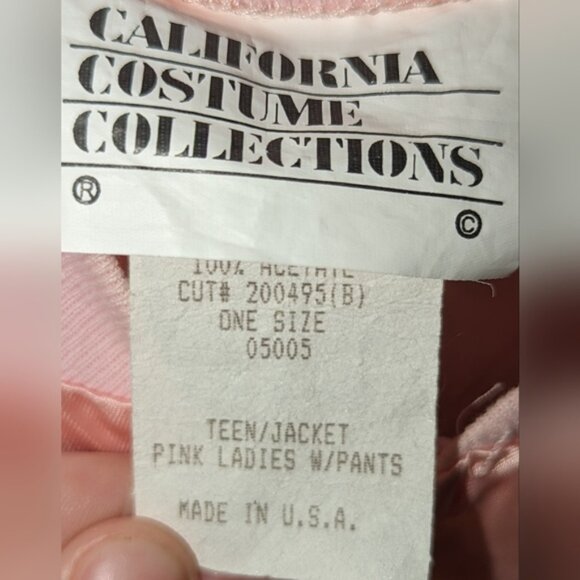 Pink Ladies Halloween Costume (Jacket and Black Pants) - Picture 7 of 7